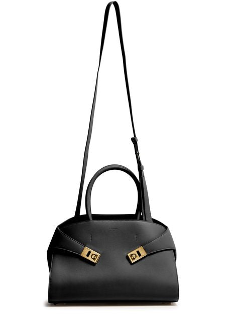 Ferragamo Hug crossbody bag in Nero — view 4