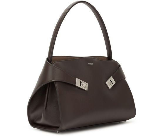 Ferragamo Hug shoulder bag (S) in Warm Taupe — view 2