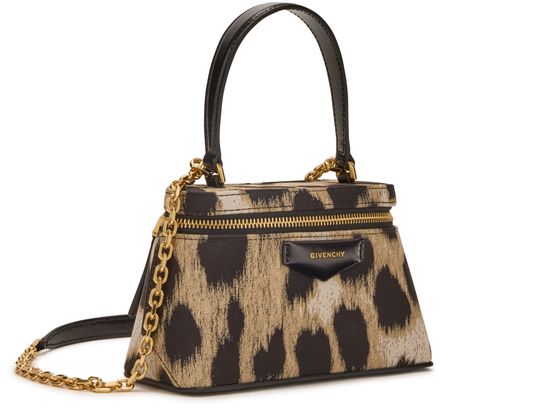 Givenchy Antigona vanity case in 007-Black/Beige — view 2