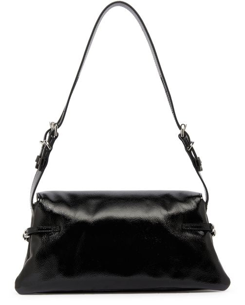 Givenchy P'tit Voyou small patent leather bag in Black — view 3
