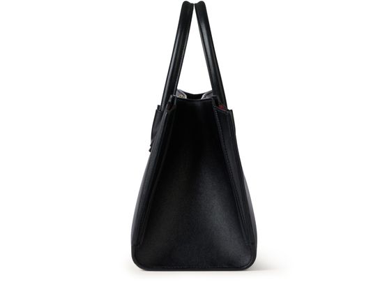 Givenchy Small Antigona Catchall Bag in shiny grained leather in 001-Black — view 3