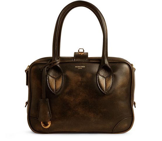 Golden Goose Vita leather handbag in Black — view 1