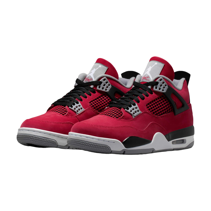 Air Jordan 4 Retro — Toro — front three quarter pair