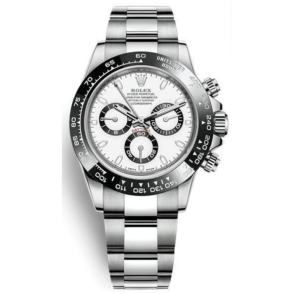 Rolex Daytona white dial, view 1