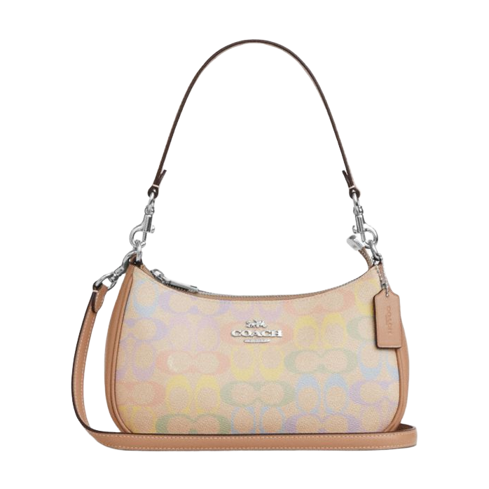 Teri Shoulder Bag in Rainbow/Sand, front_full_product, full product reference view