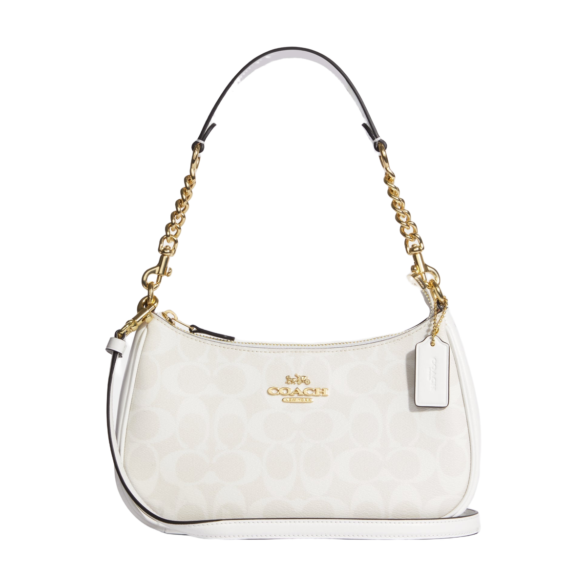 Teri Shoulder Bag in Chalk/Glacierwhite, front, full product reference view