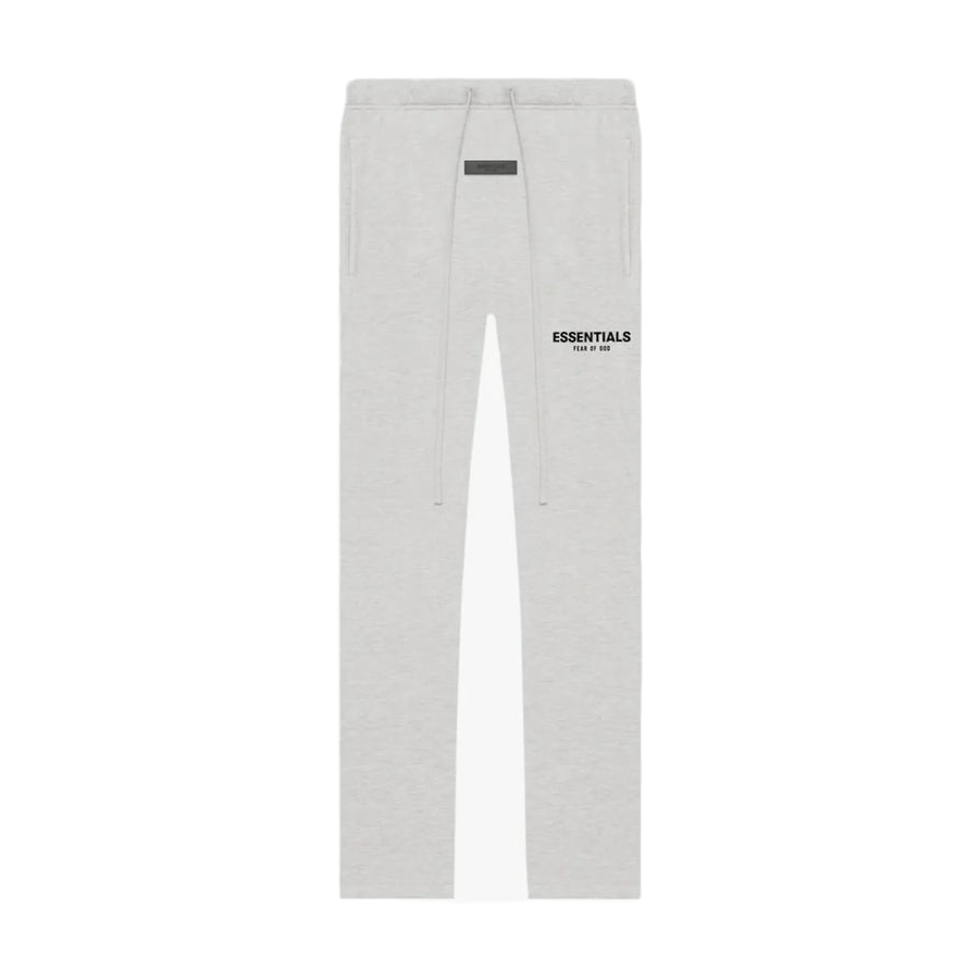Fear of God Essentials Light Oatmeal Relaxed Sweatpants - flat front