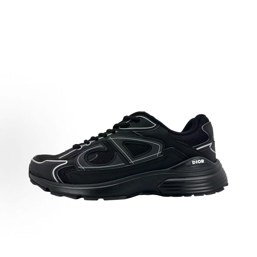 Dior B30 Sneakers — Black / Grey — source catalog lateral side