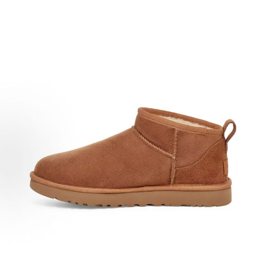 UGG Classic Ultra Mini Boots — Chestnut — source catalog lateral side
