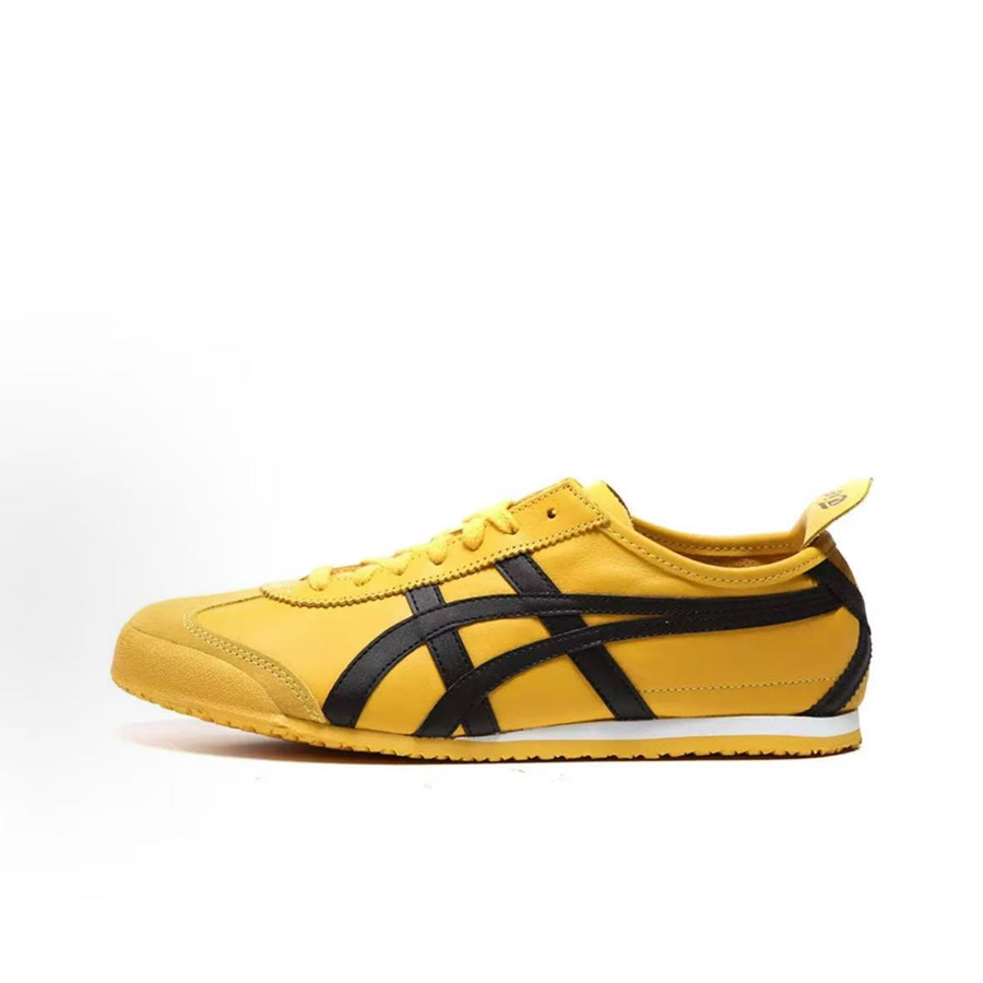 Onitsuka Tiger Mexico 66 Sneakers — Yellow / Black — source catalog lateral side