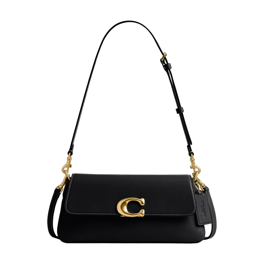 Jet Shoulder Bag in Black, front, full product reference view