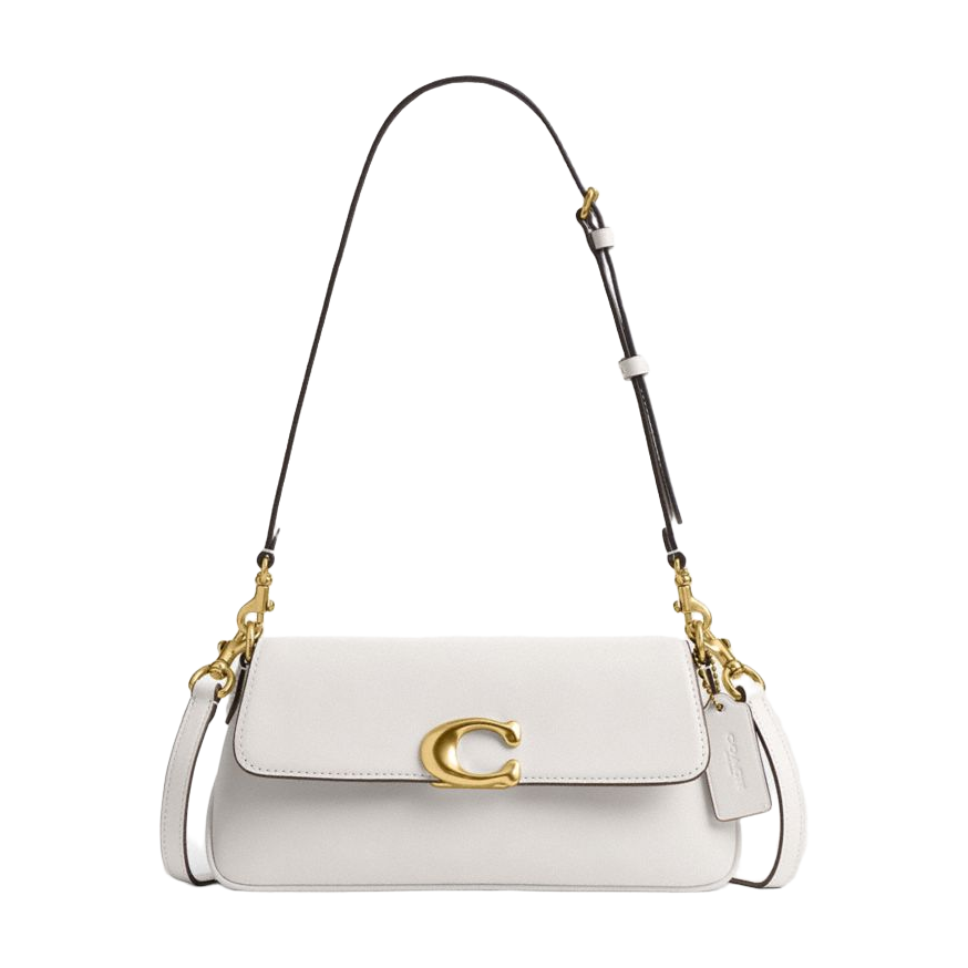 Jet Shoulder Bag in Chalk, front, full product reference view