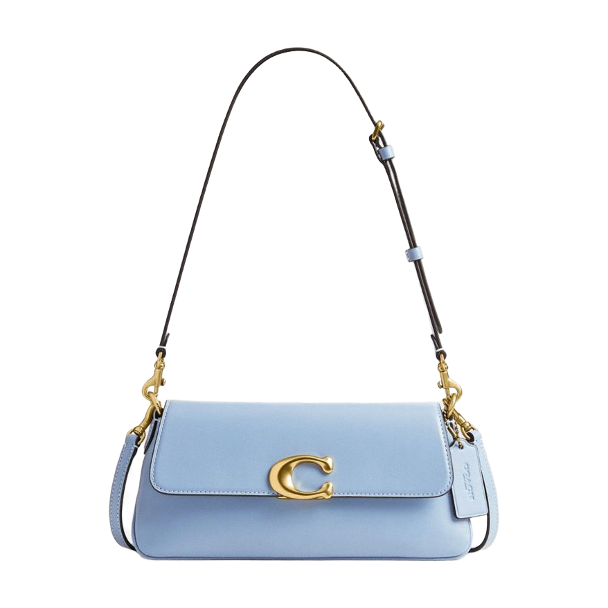 Jet Shoulder Bag in Bluebell, front, full product reference view