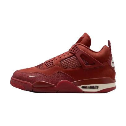 Jordan Air Jordan 4 Sneakers — Brick Red — source catalog lateral side