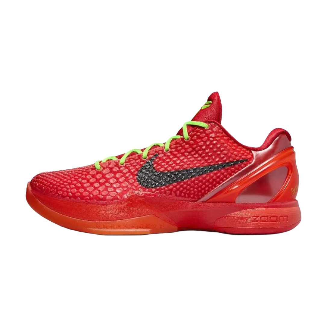 Nike Kobe 6 Sneakers — Red / Green — source catalog lateral side