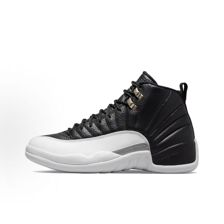 Jordan Air Jordan 12 Sneakers — Black / White — source catalog lateral side