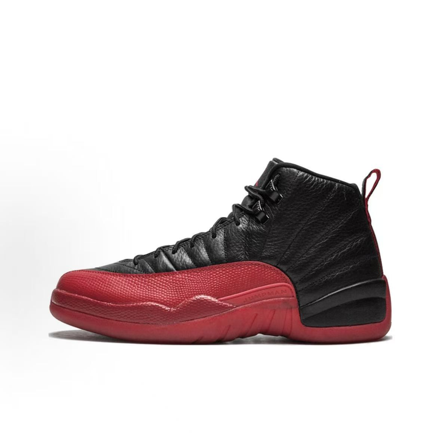 Jordan Air Jordan 12 Sneakers — Black / Red — source catalog lateral side