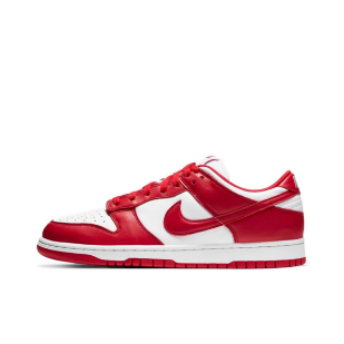 Nike Dunk Low Sneakers — Red / White — source catalog lateral side