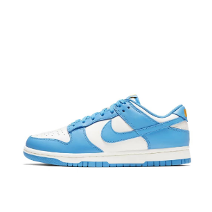 Nike Dunk Low Sneakers — Light Blue / White — source catalog lateral side