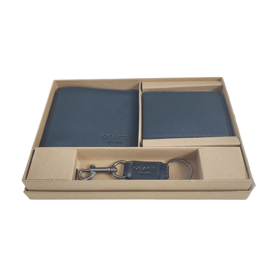 Pebbled Bifold Wallet — Black — source reference photo