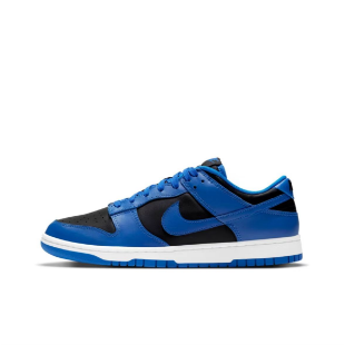 Nike Dunk Low Sneakers — Blue / Black / White — source catalog lateral side