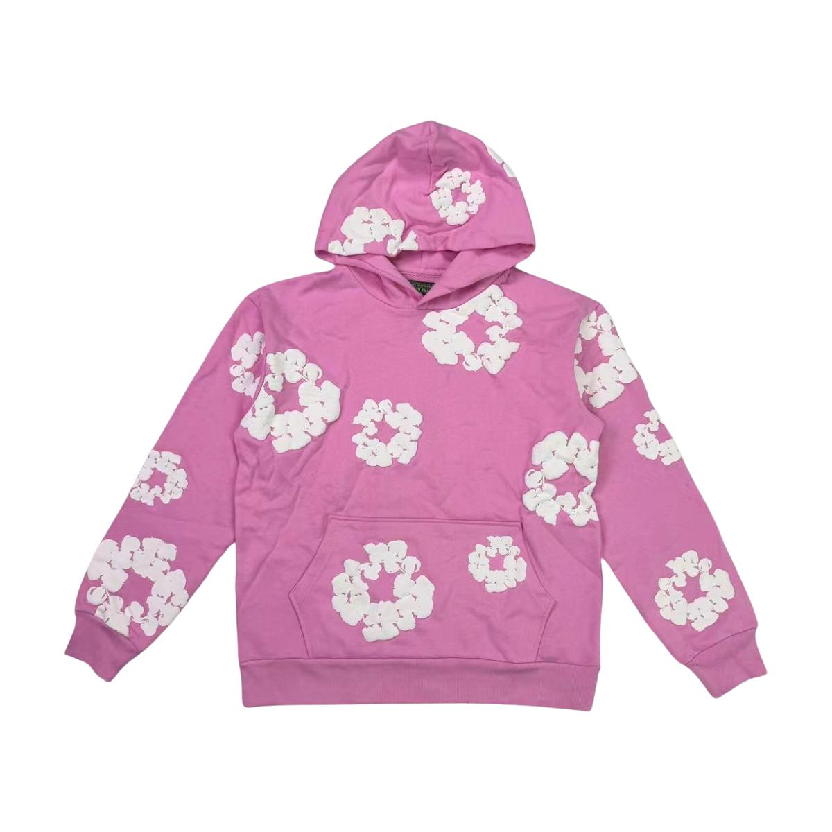 Denim Tears Wreath Graphic Hoodie Pink/White - supplier original