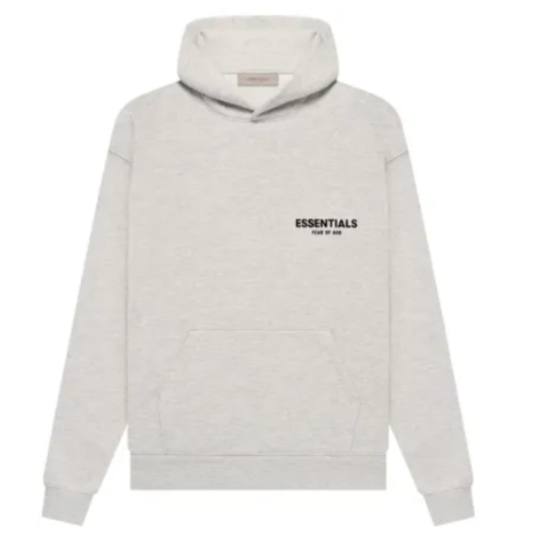 Fear of God Essentials Small Chest Logo Hoodie Cream - supplier original