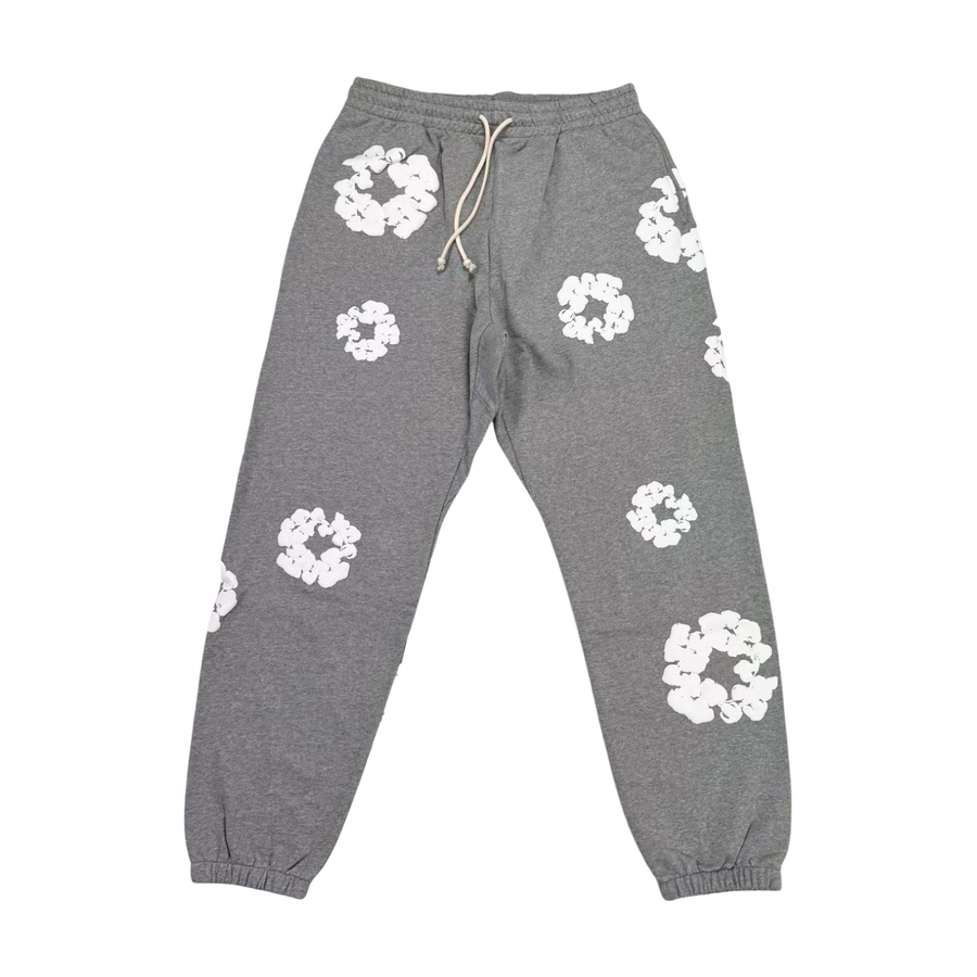 Denim Tears Wreath Graphic Sweatpants Gray/White - supplier original
