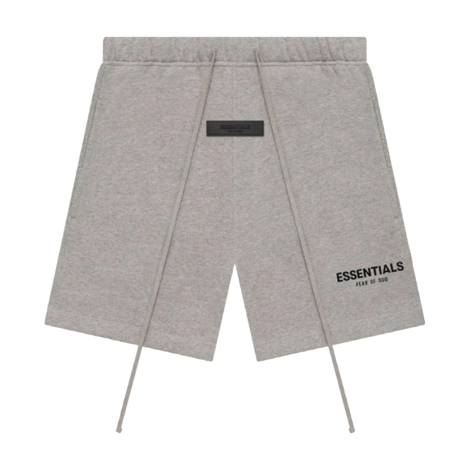 Fear of God Essentials Logo Drawstring Shorts Gray - supplier original