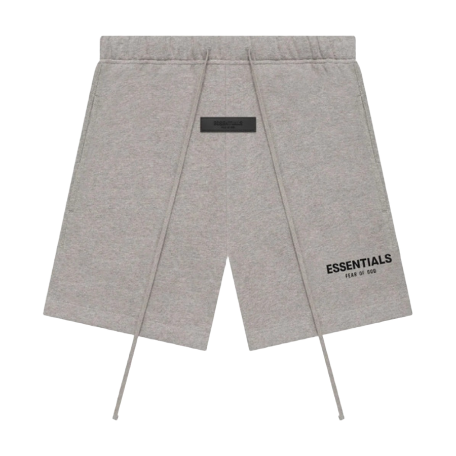 Fear of God Essentials Logo Drawstring Shorts Gray - supplier original