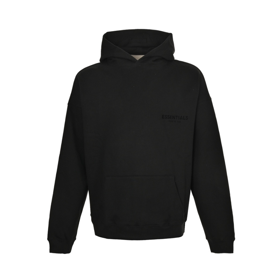 Fear of God Essentials Small Chest Logo Hoodie Black - supplier original