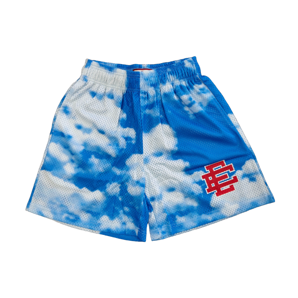 Eric Emanuel Cloud Graphic Shorts Blue/White - supplier original