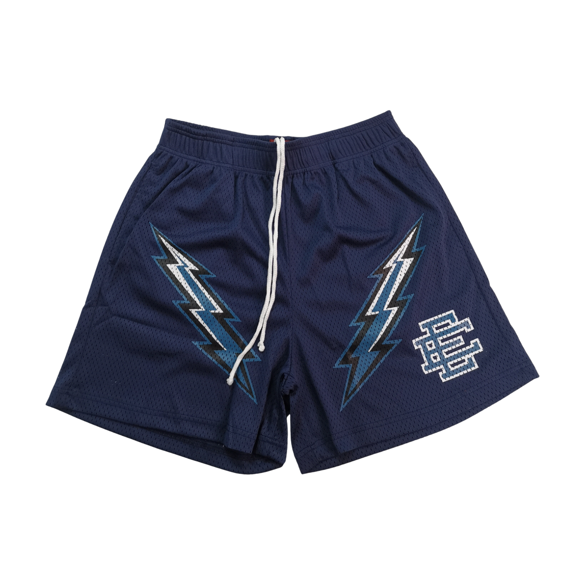 Eric Emanuel Lightning Graphic Shorts Navy/Blue - supplier original