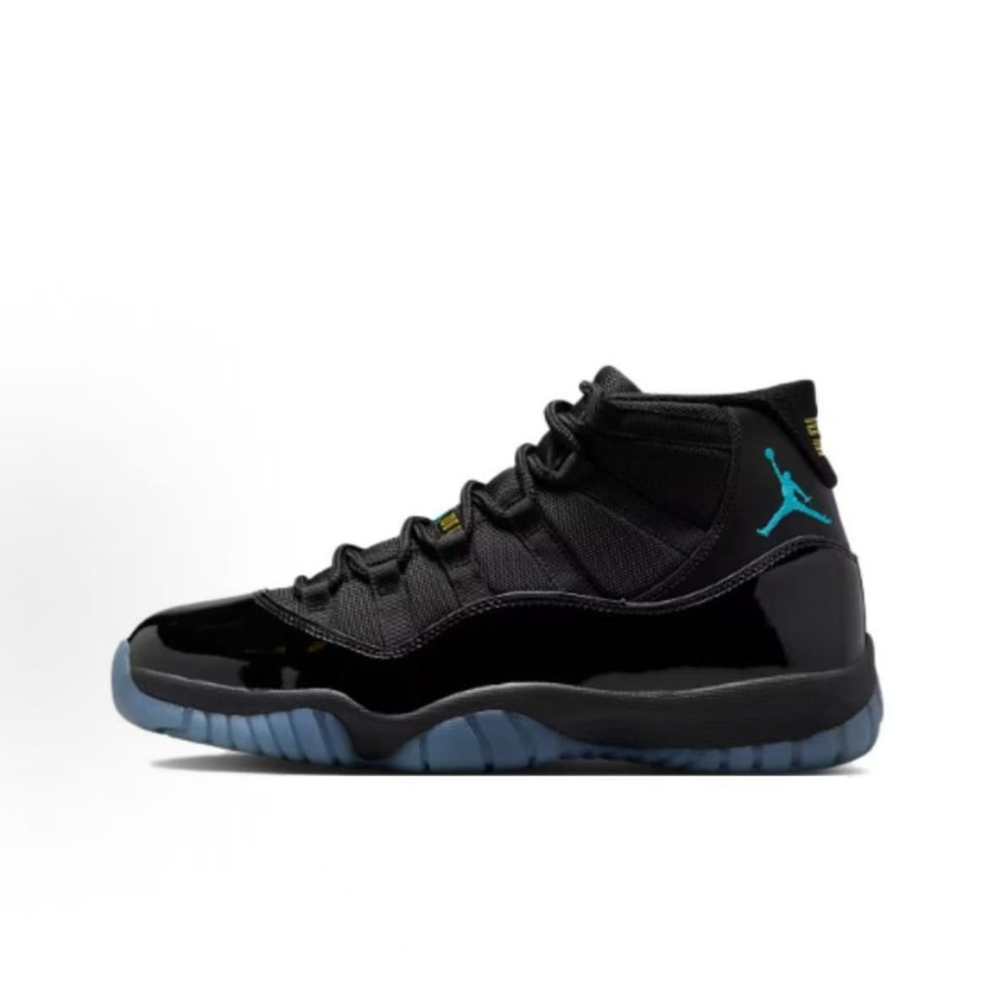 Jordan Air Jordan 11 Sneakers — Black / Blue — source catalog lateral side