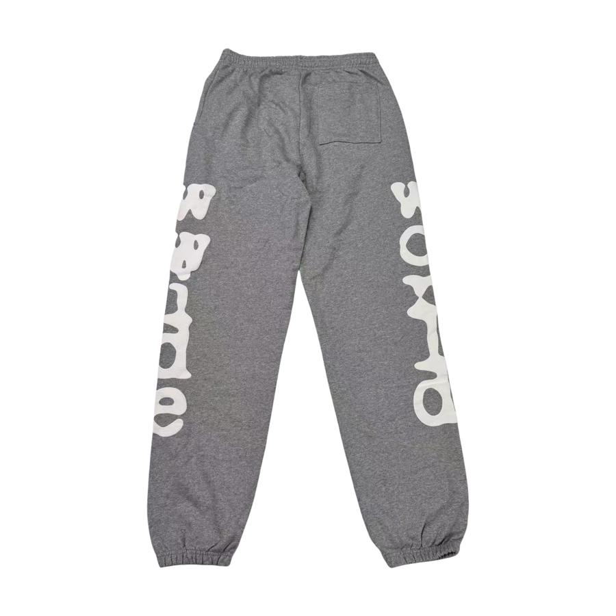 Sp5der Logo Sweatpants Gray/White - supplier original