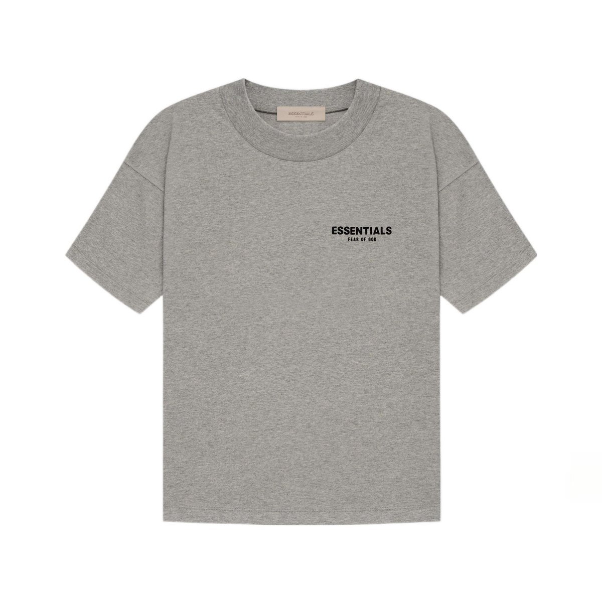 Fear of God Essentials Small Chest Logo T-Shirt Dark Oatmeal - supplier original