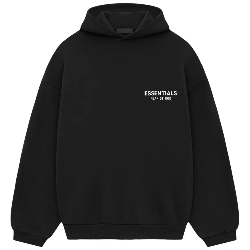 Fear of God Essentials Fleece Hoodie Black - supplier original
