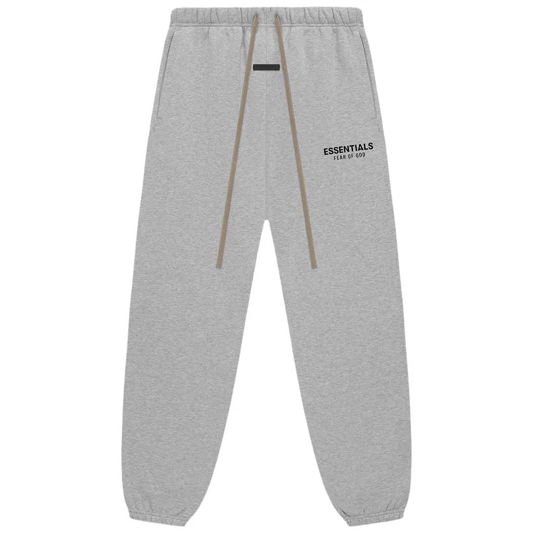 Fear of God Essentials Logo Sweatpants Light Heather Gray - supplier original