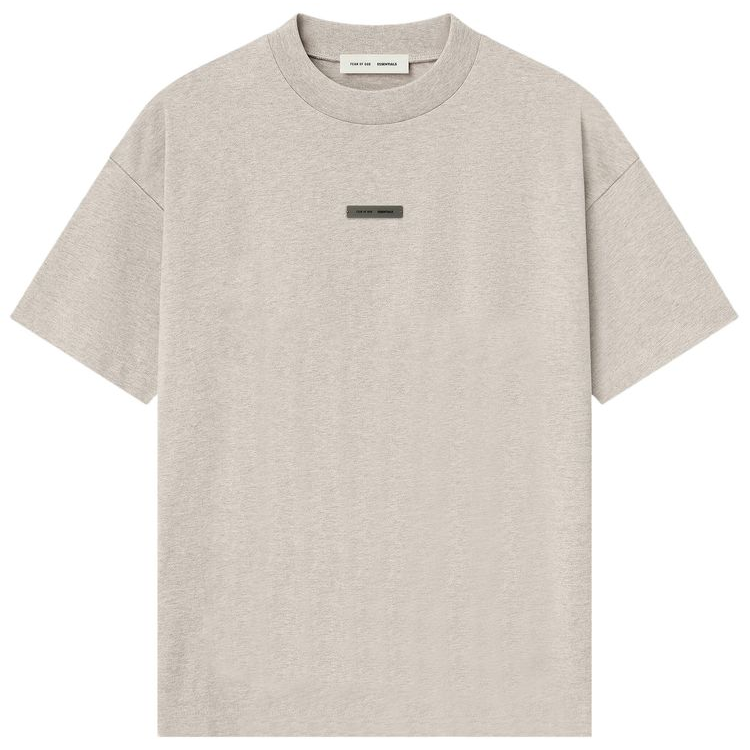 Fear of God Essentials Classic Short Sleeve Tee Heather Stone - supplier original