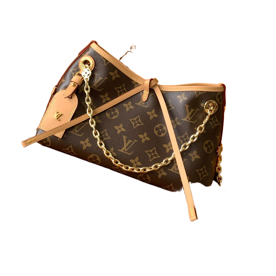 Louis Vuitton Monogram Chain Tote – Brown / Pale Tan Trim, original supplier catalogue view