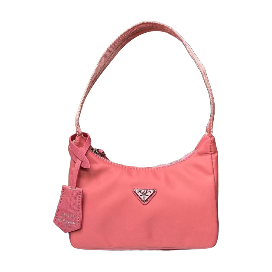 Mini Hobo Shoulder Bag in Bright Pink, supplier source view