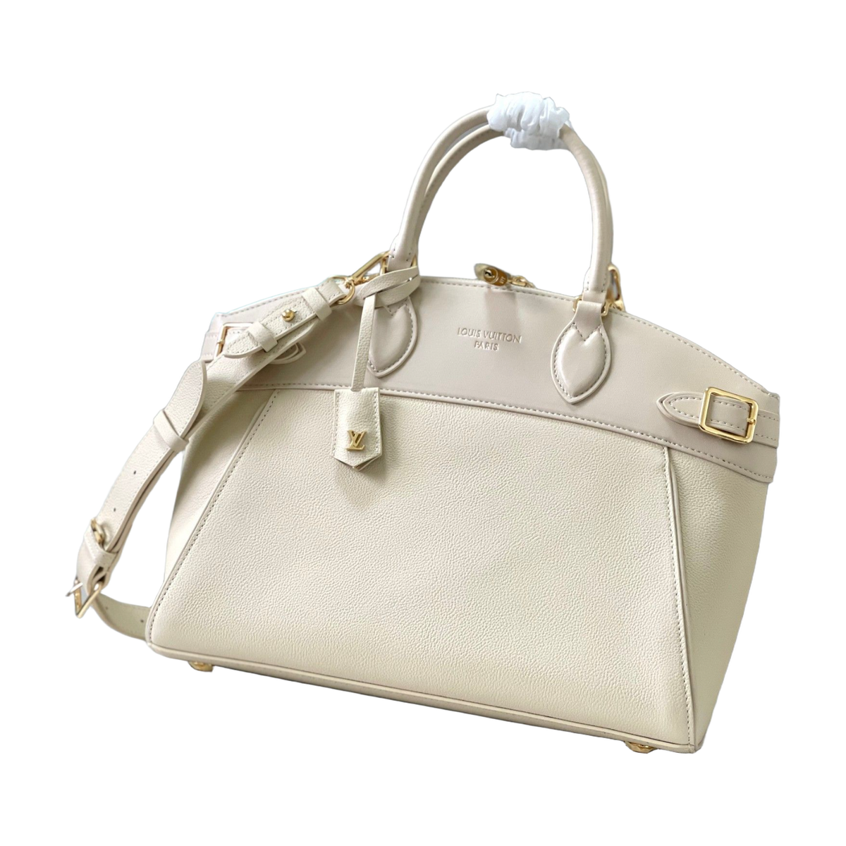 Louis Vuitton Belted Top Handle Satchel – Ivory, original supplier catalogue view