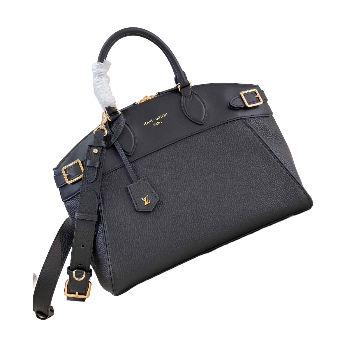 Louis Vuitton Belted Top Handle Satchel – Black, original supplier catalogue view