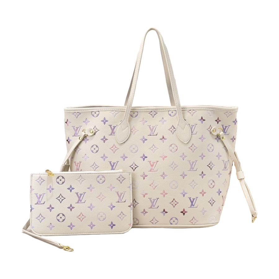Louis Vuitton Multicolor Monogram Tote Bag – White / pastel multicolor, original supplier catalogue view