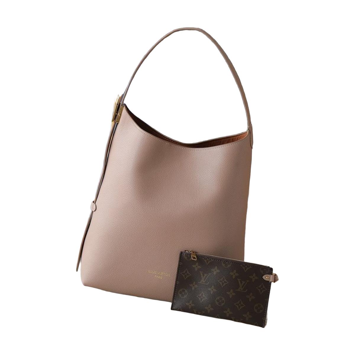 Louis Vuitton Minimalist Shoulder Tote Bag – Rose Taupe, original supplier catalogue view