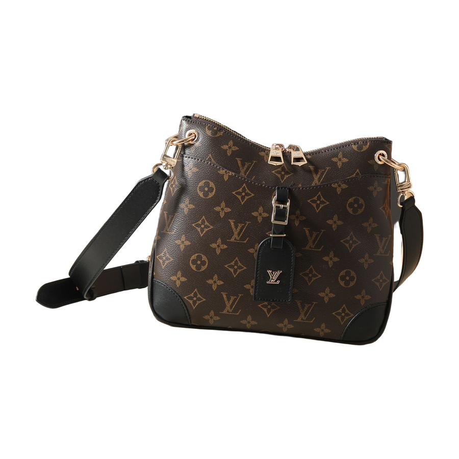 Louis Vuitton Monogram Zip Shoulder Tote – Brown / Black, original supplier catalogue view