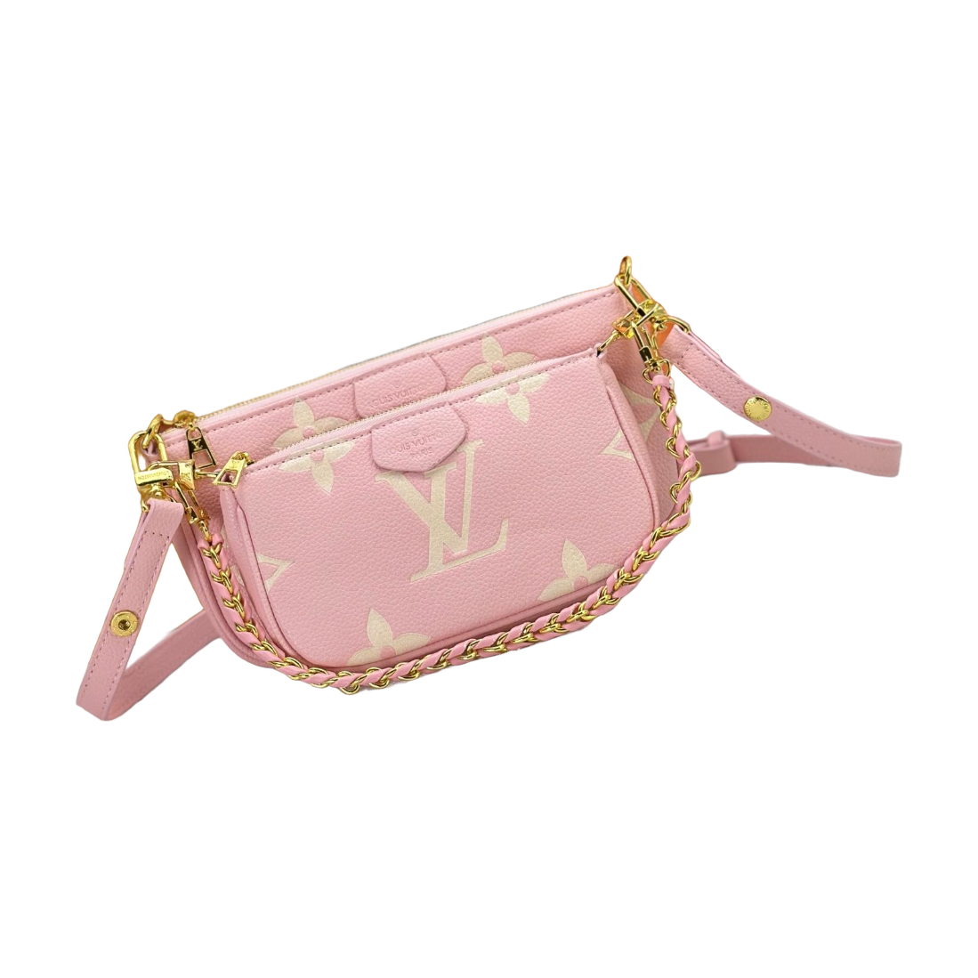Louis Vuitton Monogram Chain Shoulder Bag – Pink / Cream, original supplier catalogue view