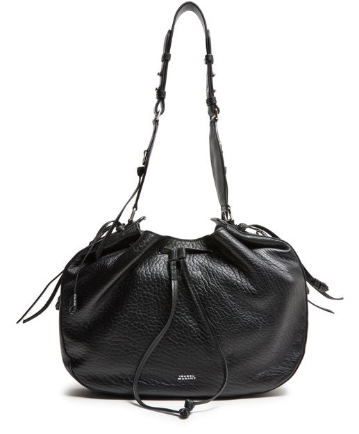 Isabel Marant Bolton hobo bag in Black/Silver — view 1