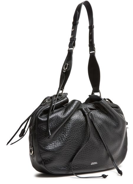 Isabel Marant Bolton hobo bag in Black/Silver — view 2