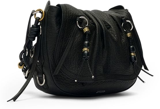 Isabel Marant Bolton shoulder bag in Black/Silver — view 2
